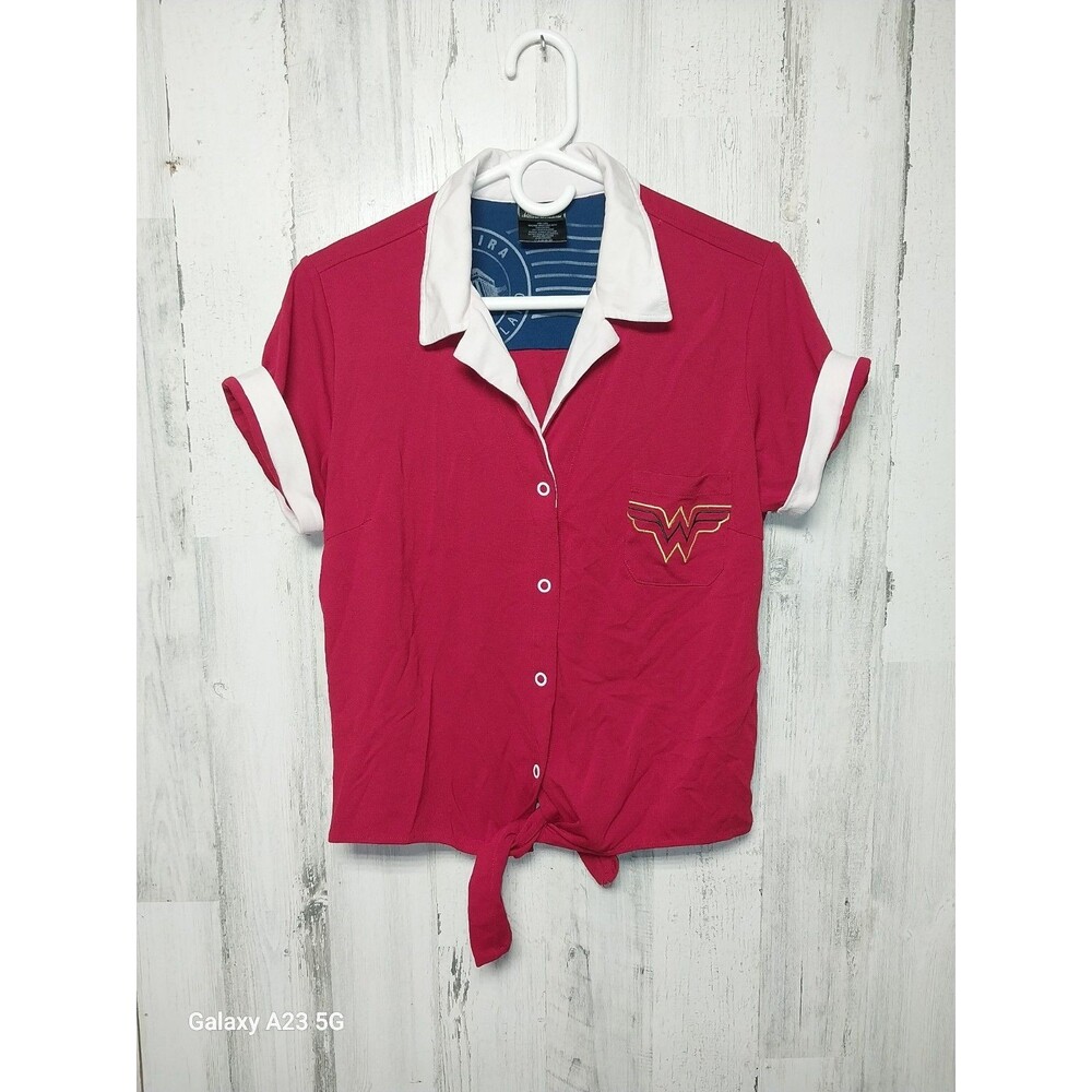 DC Comics Bombshells Tie Front Top Size XL